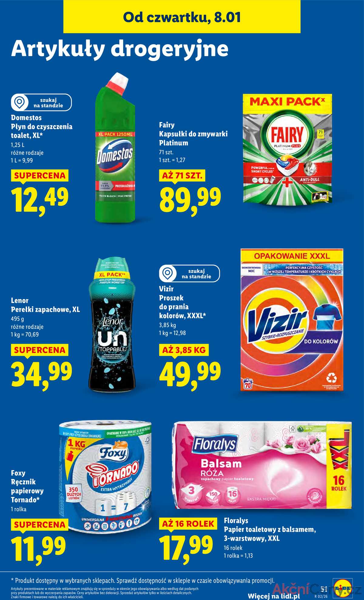 Leták Lidl Polsko 8.1.-10.1.2026 strana 51