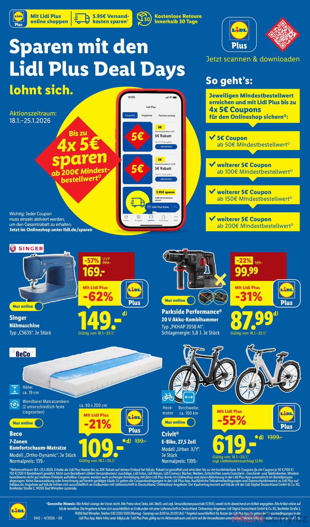 Leták Lidl Německo 19.1.-24.1.2026 strana 4