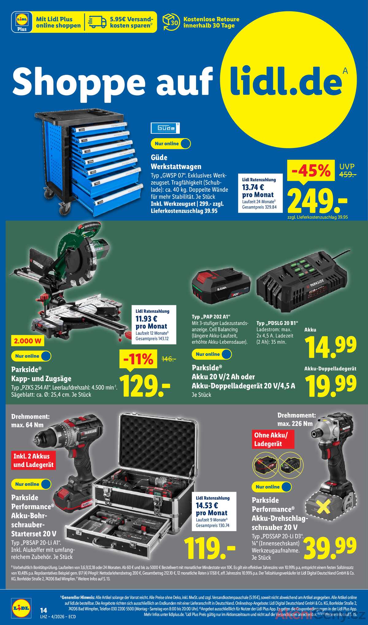 Leták Lidl Německo 19.1.-24.1.2026 strana 10