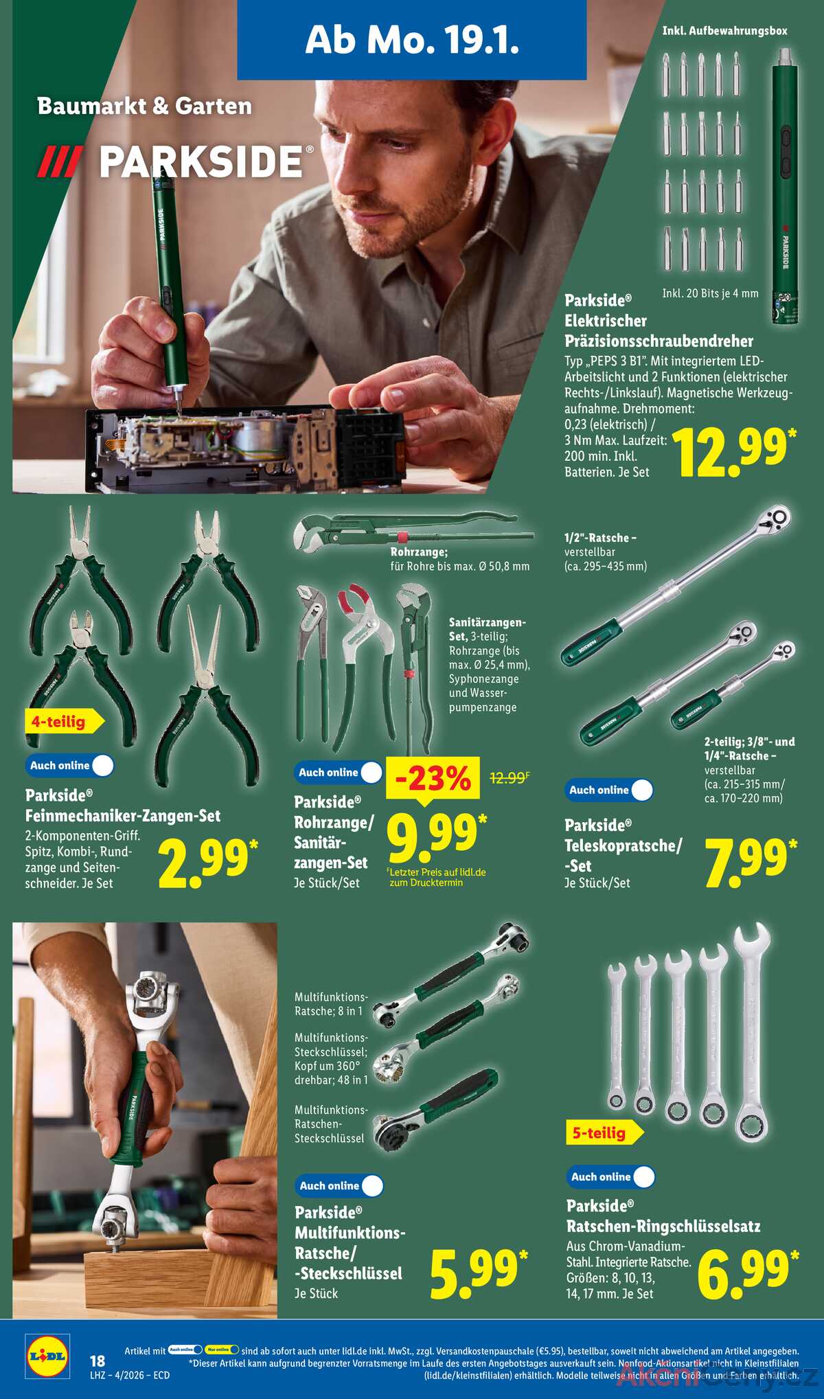 Leták Lidl Německo 19.1.-24.1.2026 strana 14