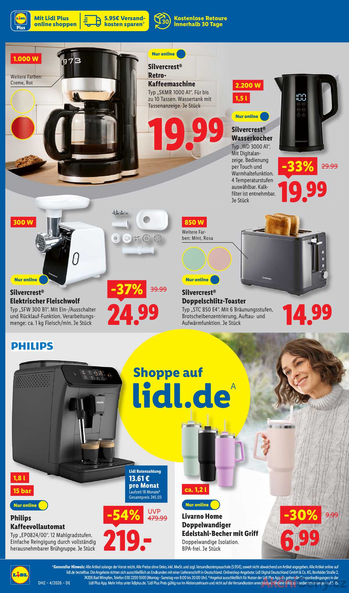 Leták Lidl Německo 19.1.-24.1.2026 strana 22