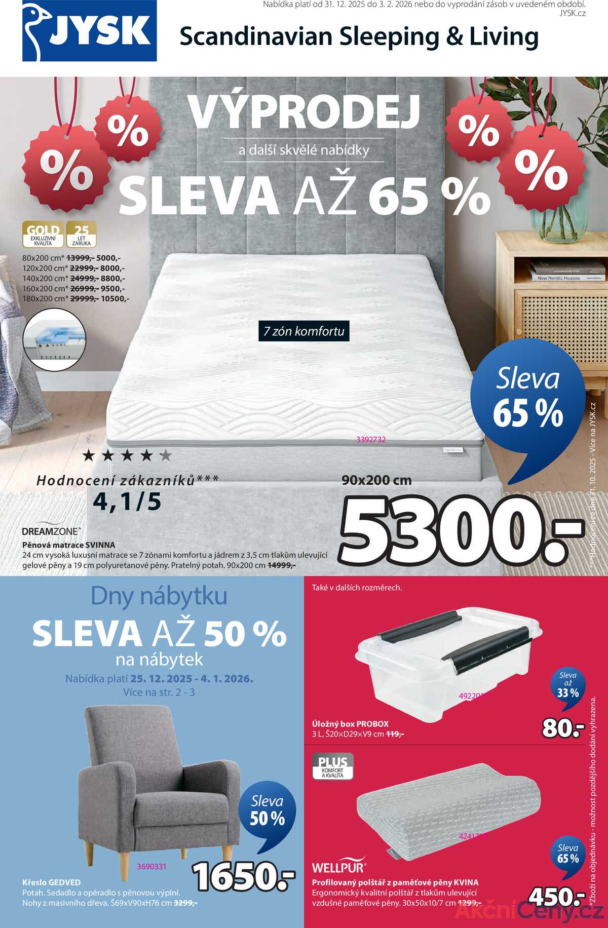Jysk od 31.12. do 3.2.2026 strana 1