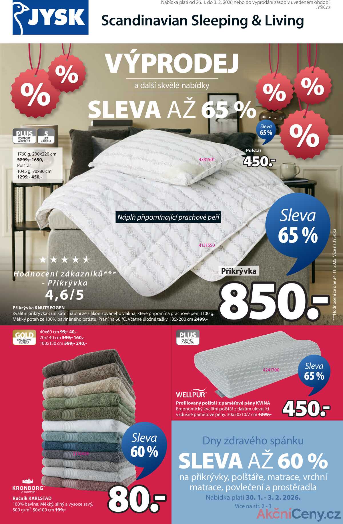 Jysk od 26.1. do 3.2.2026 strana 1