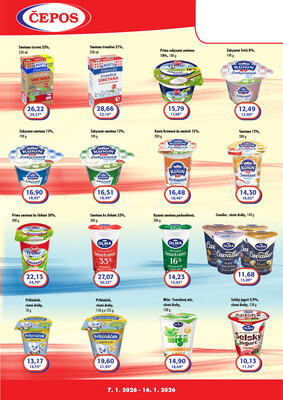 ČEPOS - Česká potravinářská obchodní a.s. letáky