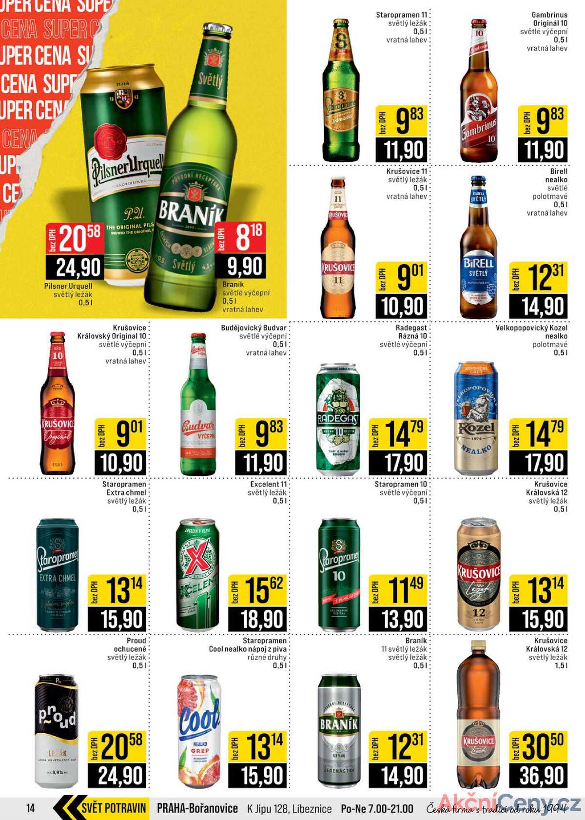 JIP Cash & Carry Brno, Praha, Ostrava, Jilemnice, Pardubice, Ostrava, Karlovy Vary, Olomouc a Zlín od 7.1. do 13.1.2026 strana 14