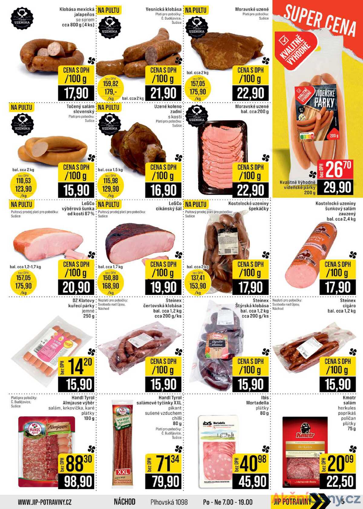 JIP Cash & Carry České Budějovice, Most, Náchod, Polička, Sušice a Svoboda nad Úpou od 7.1. do 13.1.2026 strana 5