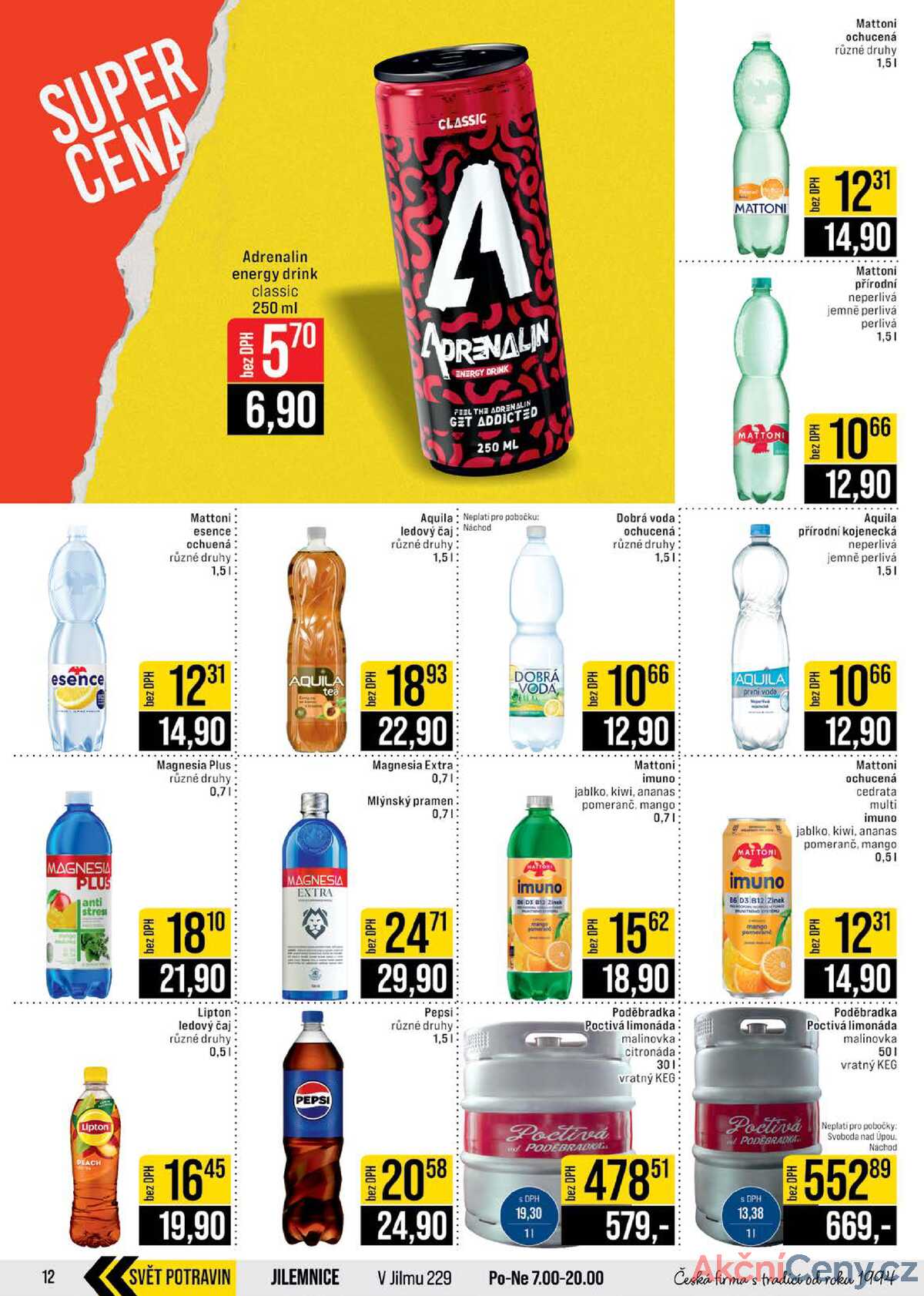 JIP Cash & Carry České Budějovice, Most, Náchod, Polička, Sušice a Svoboda nad Úpou od 7.1. do 13.1.2026 strana 12