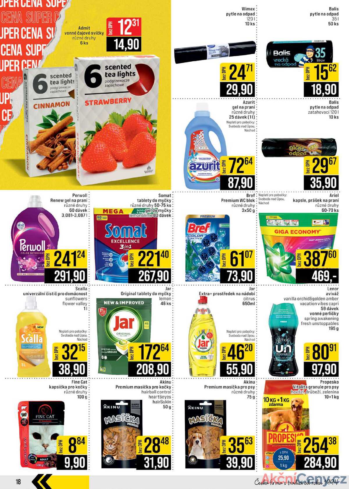 JIP Cash & Carry České Budějovice, Most, Náchod, Polička, Sušice a Svoboda nad Úpou od 7.1. do 13.1.2026 strana 18