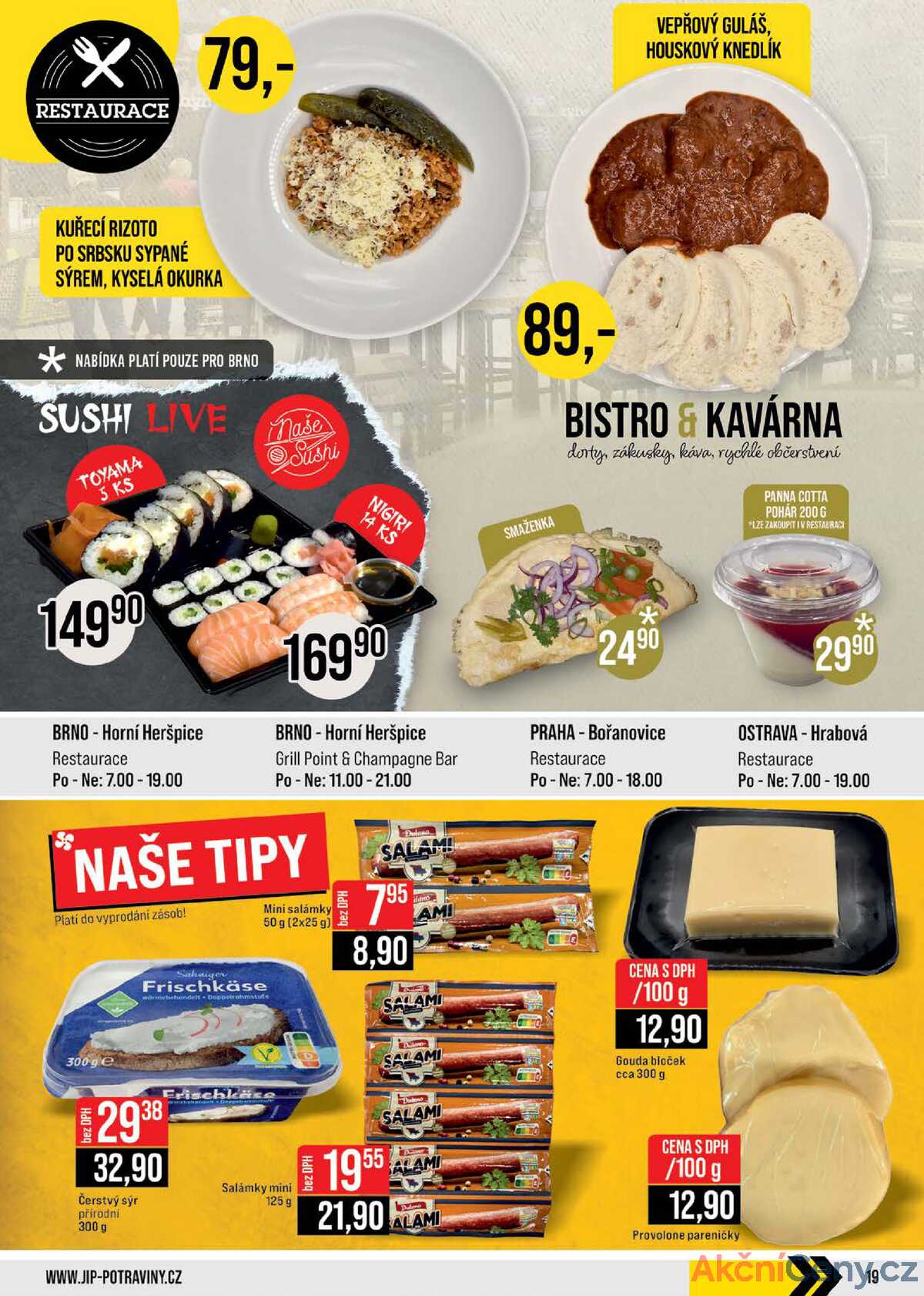 JIP Cash & Carry České Budějovice, Most, Náchod, Polička, Sušice a Svoboda nad Úpou od 7.1. do 13.1.2026 strana 19