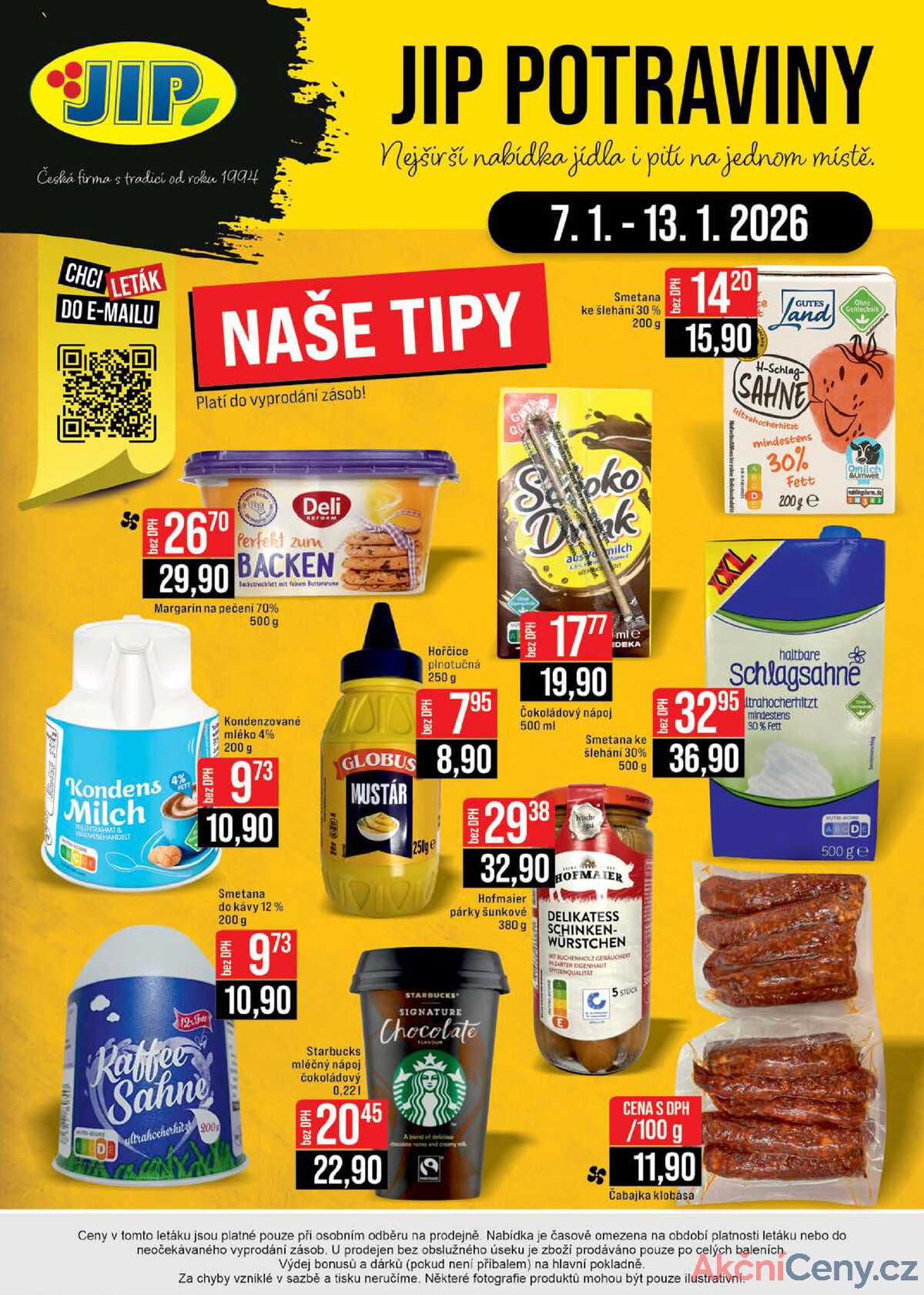 JIP Cash & Carry České Budějovice, Most, Náchod, Polička, Sušice a Svoboda nad Úpou od 7.1. do 13.1.2026 strana 20