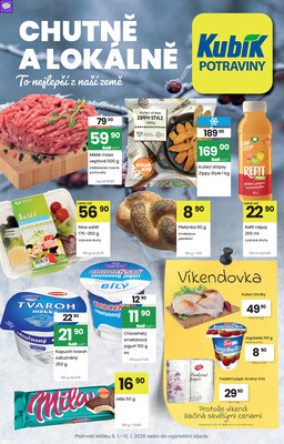 Kubík potraviny letáky