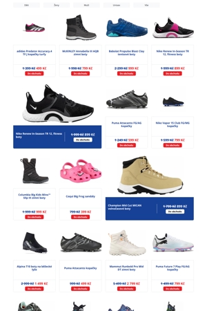 Intersport Boty - 8. 1. 2026