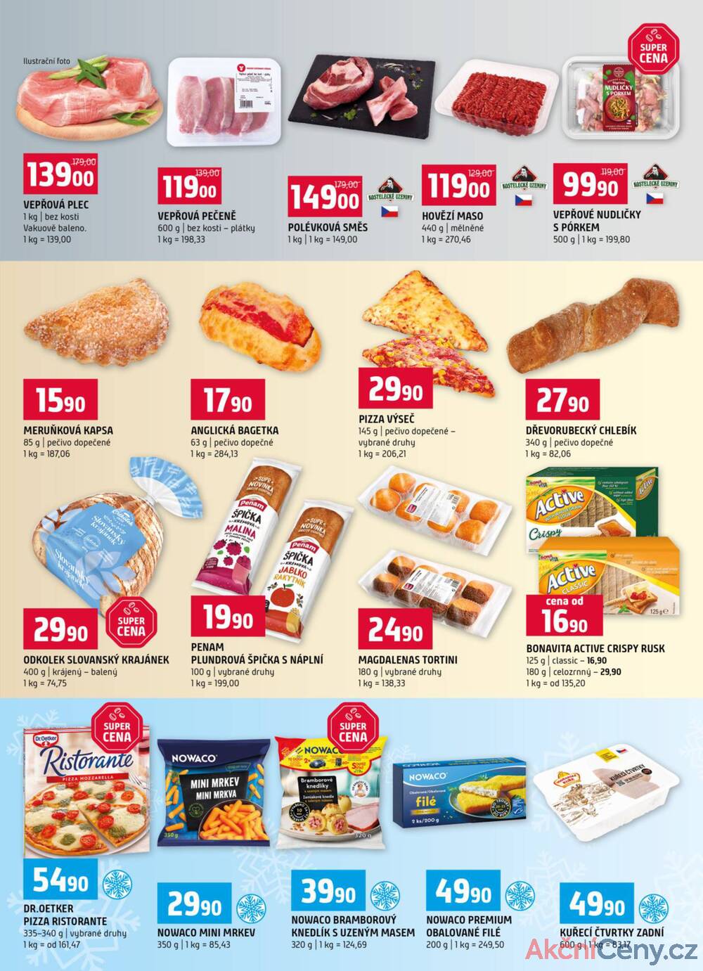 Leták Terno - Terno České Budějovice, Třeboň, Trhové sviny, Bechyně, Týn nad Vltavou, Hradec Králové, Olomouc, Borovany od 14.1. do 20.1.2026 - strana 3