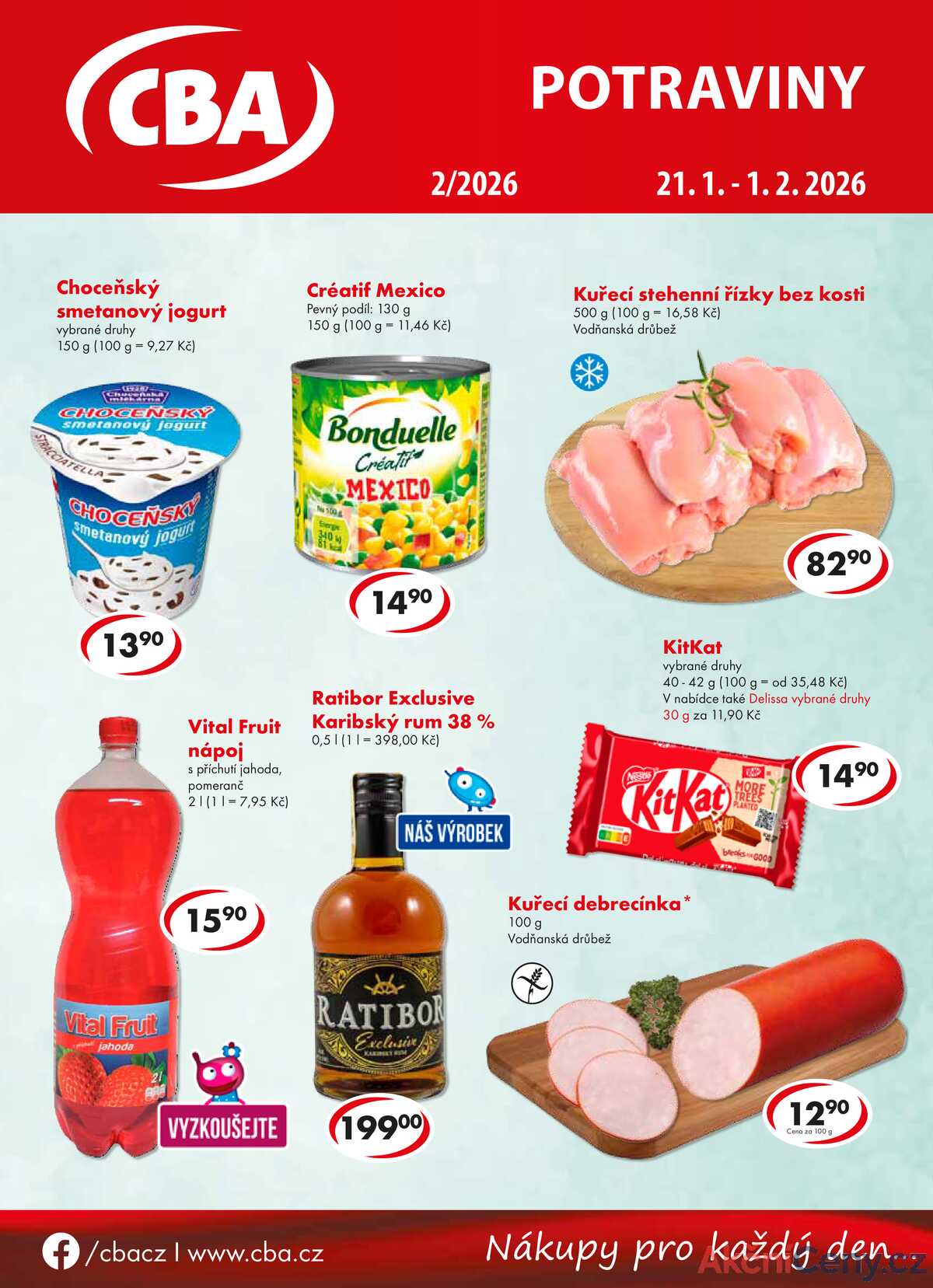 CBA potraviny od 21.1. do 1.2.2026 strana 1