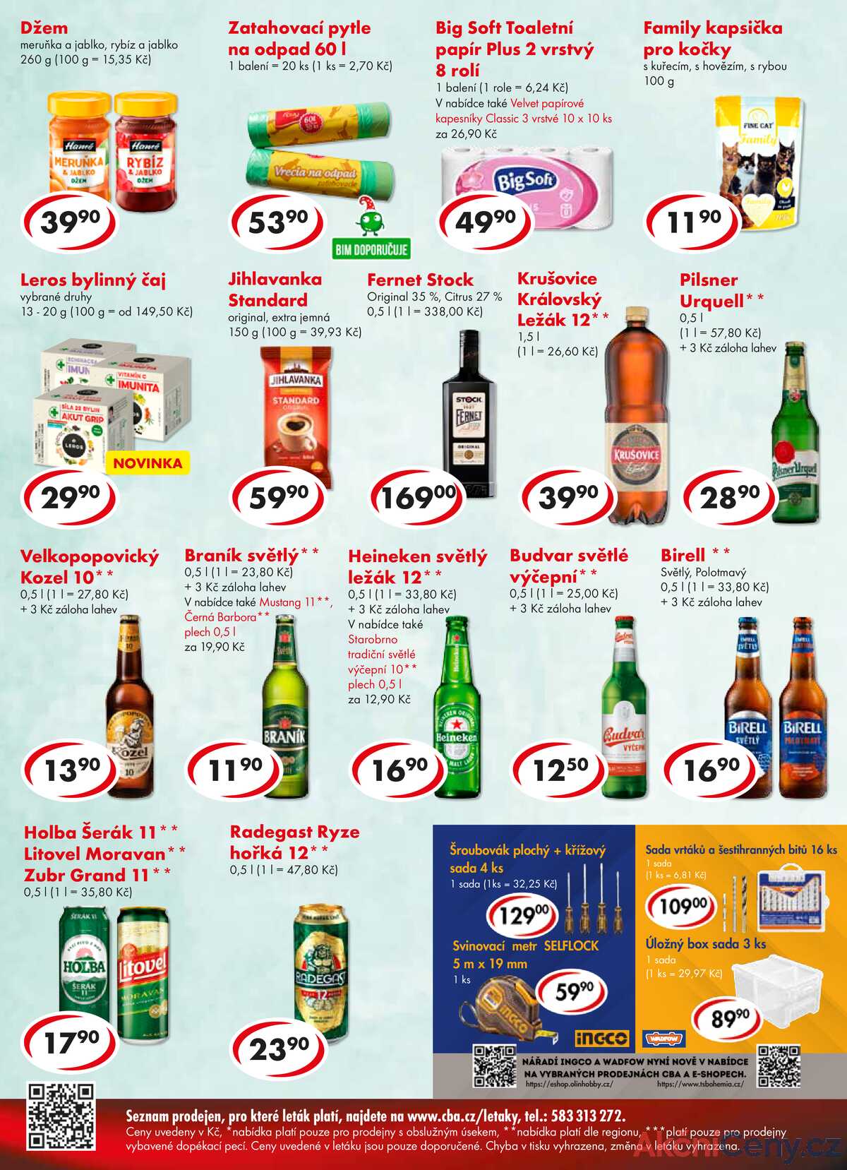 CBA potraviny od 21.1. do 1.2.2026 strana 4