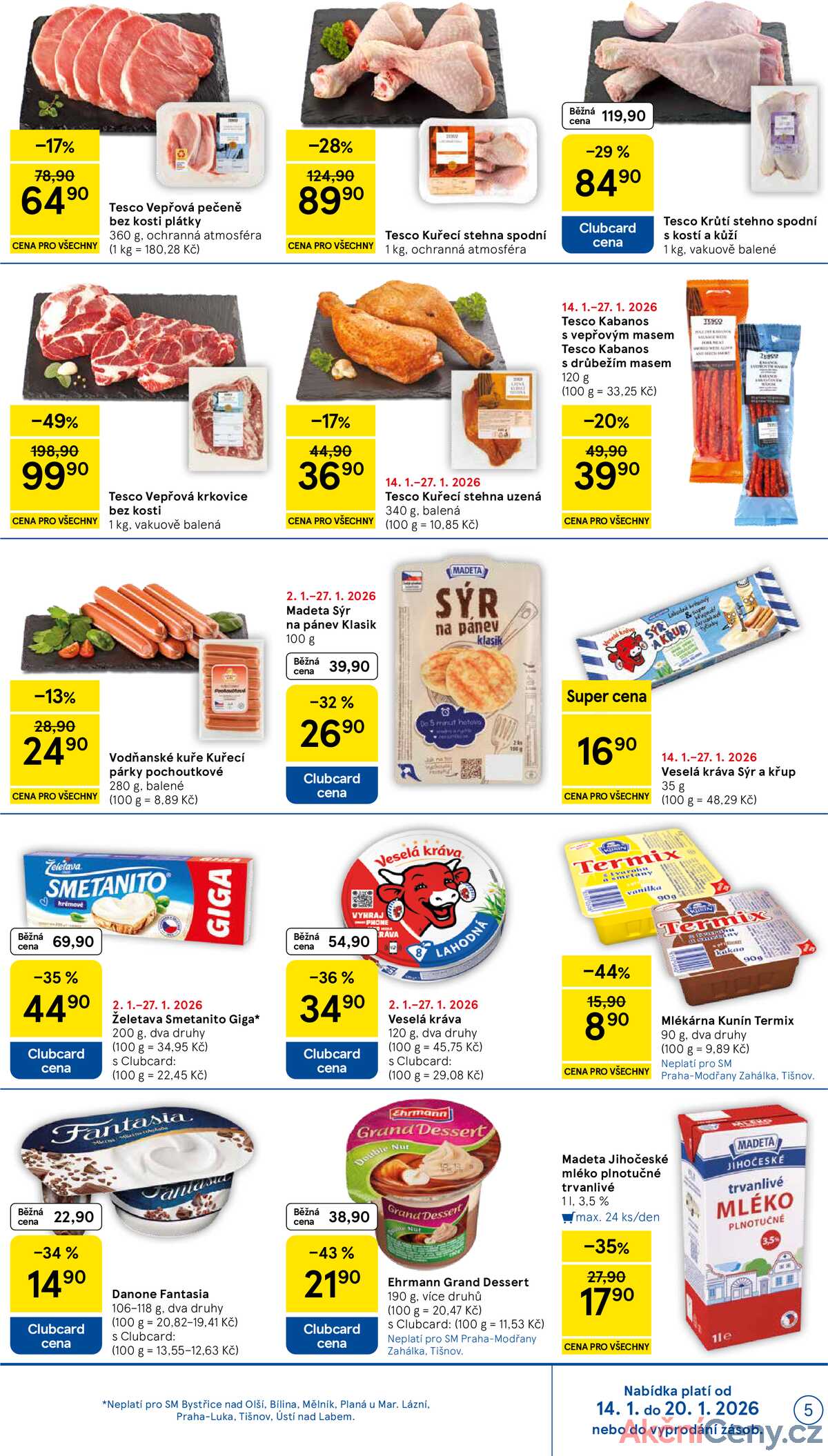 Tesco supermarkety od 14.1. do 20.1.2026 strana 5