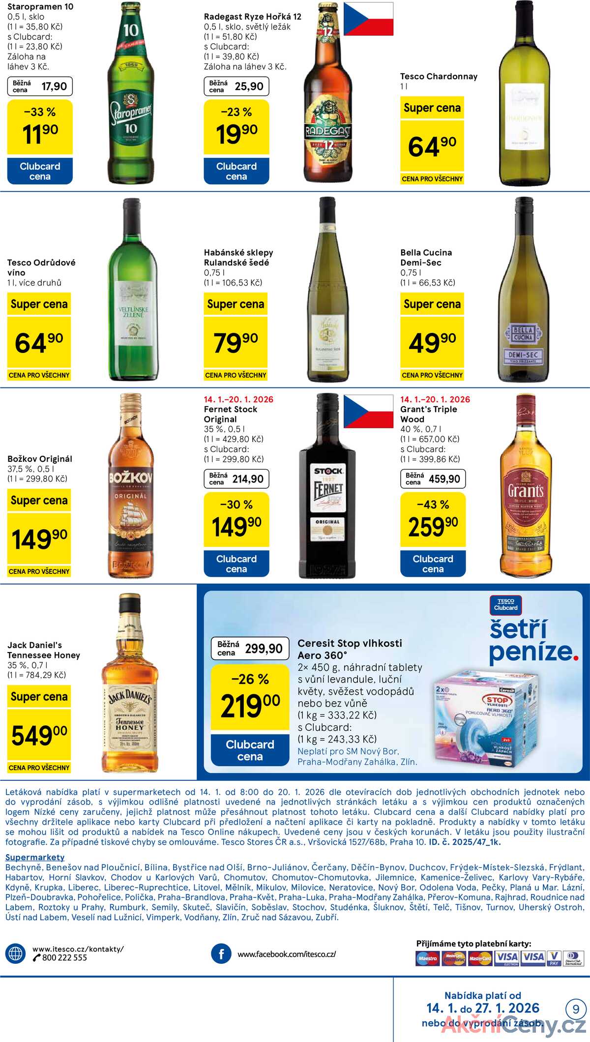 Tesco supermarkety od 14.1. do 20.1.2026 strana 9