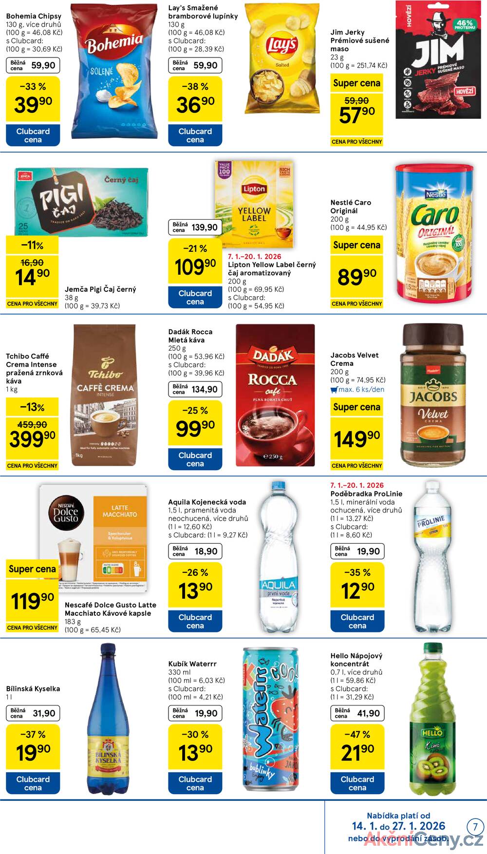 Leták Tesco - Tesco supermarkety od 14.1. do 20.1.2026 - strana 7