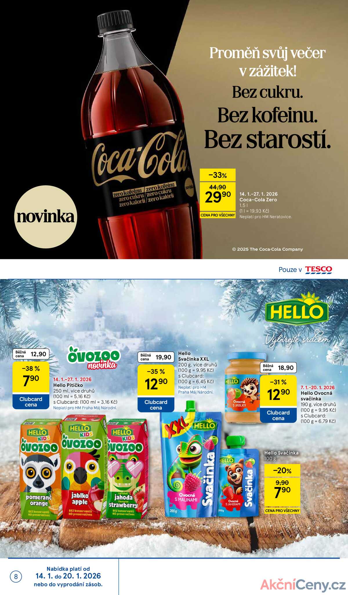 Tesco malé hypermarkety od 14.1. do 20.1.2026 strana 8
