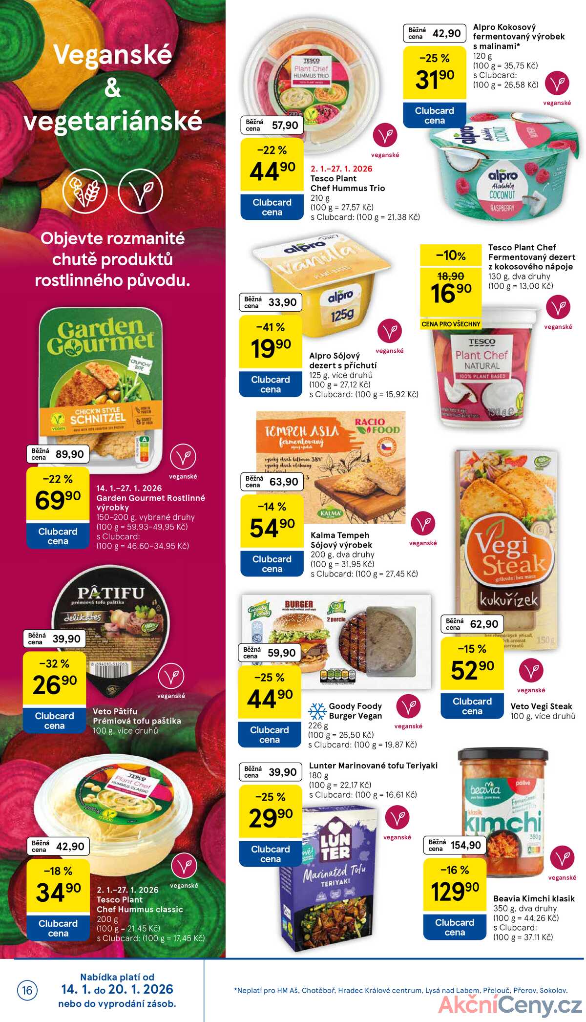 Tesco malé hypermarkety od 14.1. do 20.1.2026 strana 16