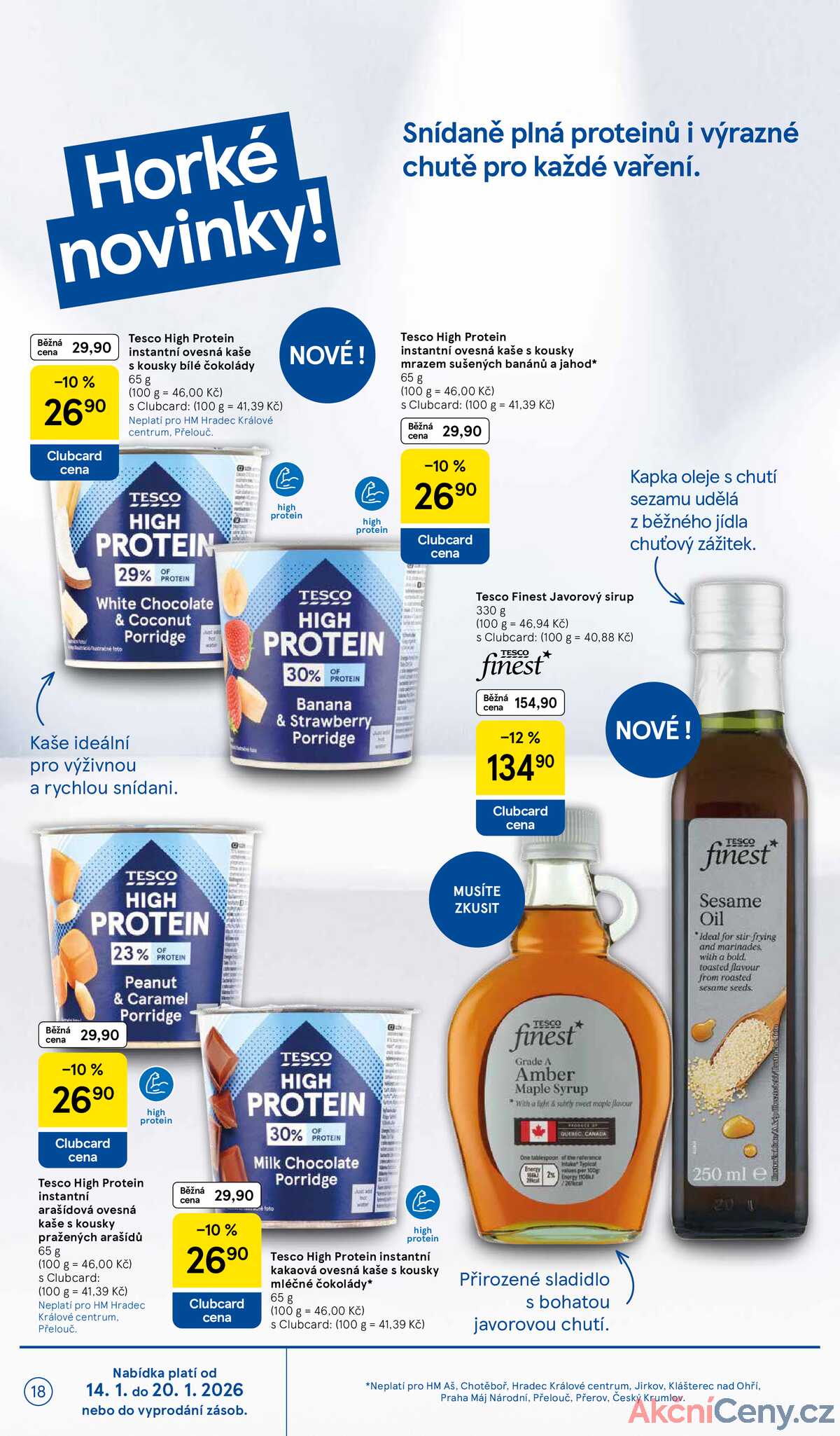 Tesco malé hypermarkety od 14.1. do 20.1.2026 strana 18
