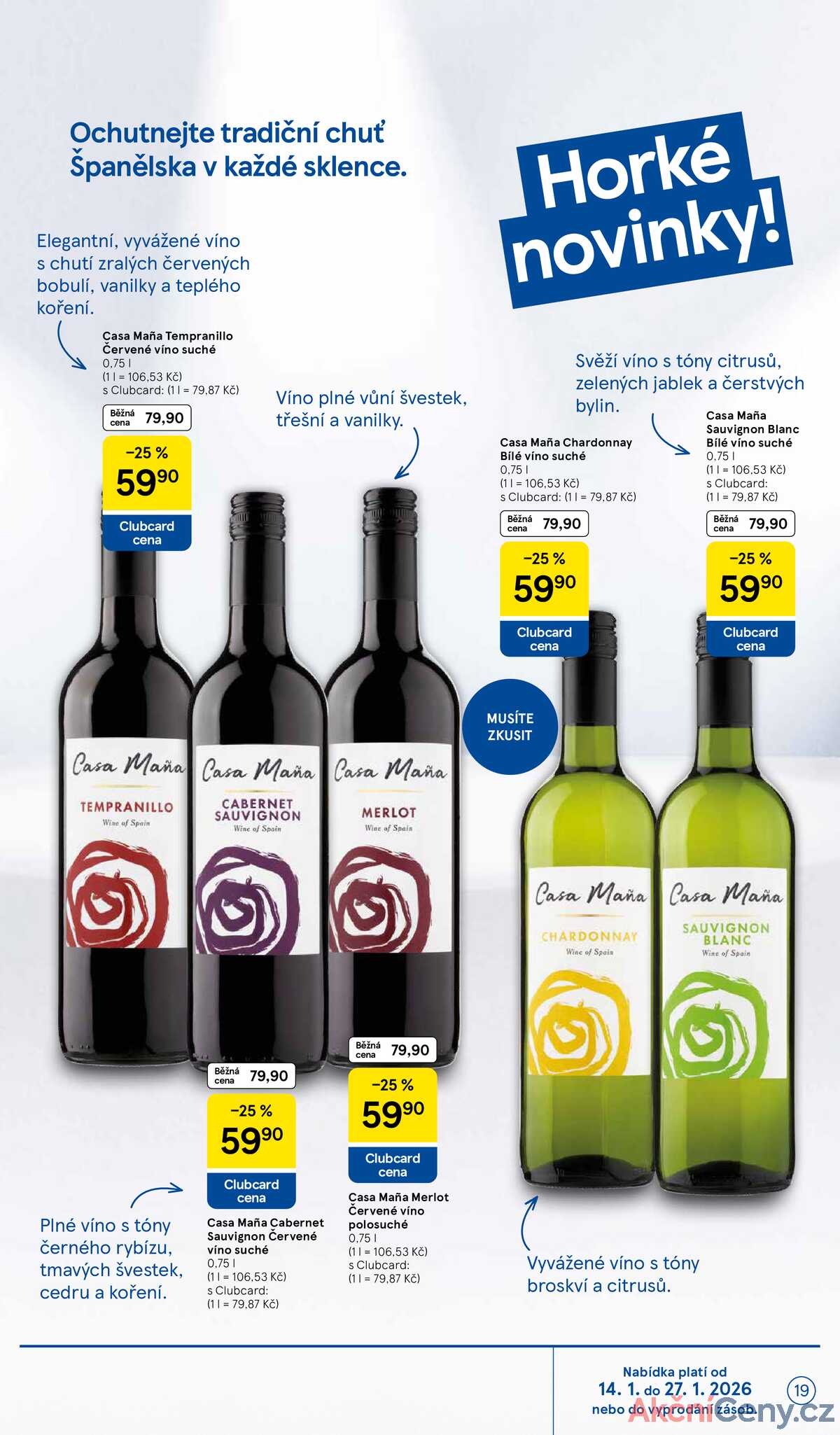 Tesco malé hypermarkety od 14.1. do 20.1.2026 strana 19