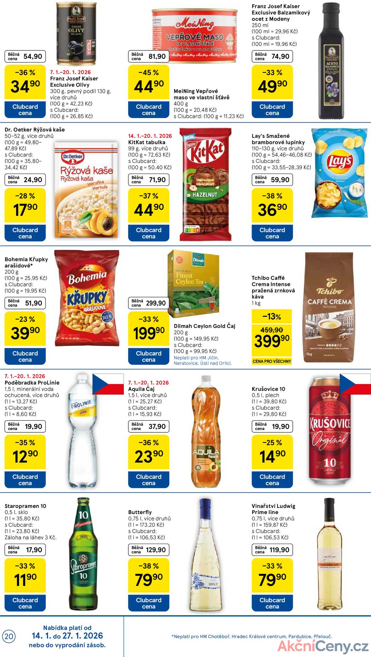 Tesco malé hypermarkety od 14.1. do 20.1.2026 strana 20