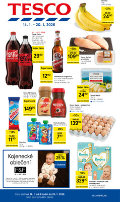 Tesco malé hypermarkety od 14.1. do 20.1.2026