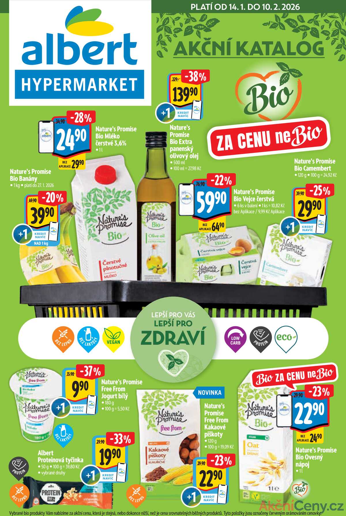 Albert  Hypermarket katalog Bio od 14.1. do 10.2.2026 strana 1