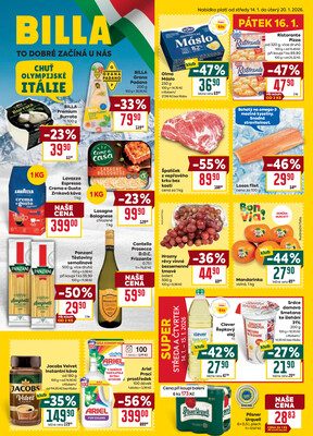 Billa  od 14.1. do 20.1.2026