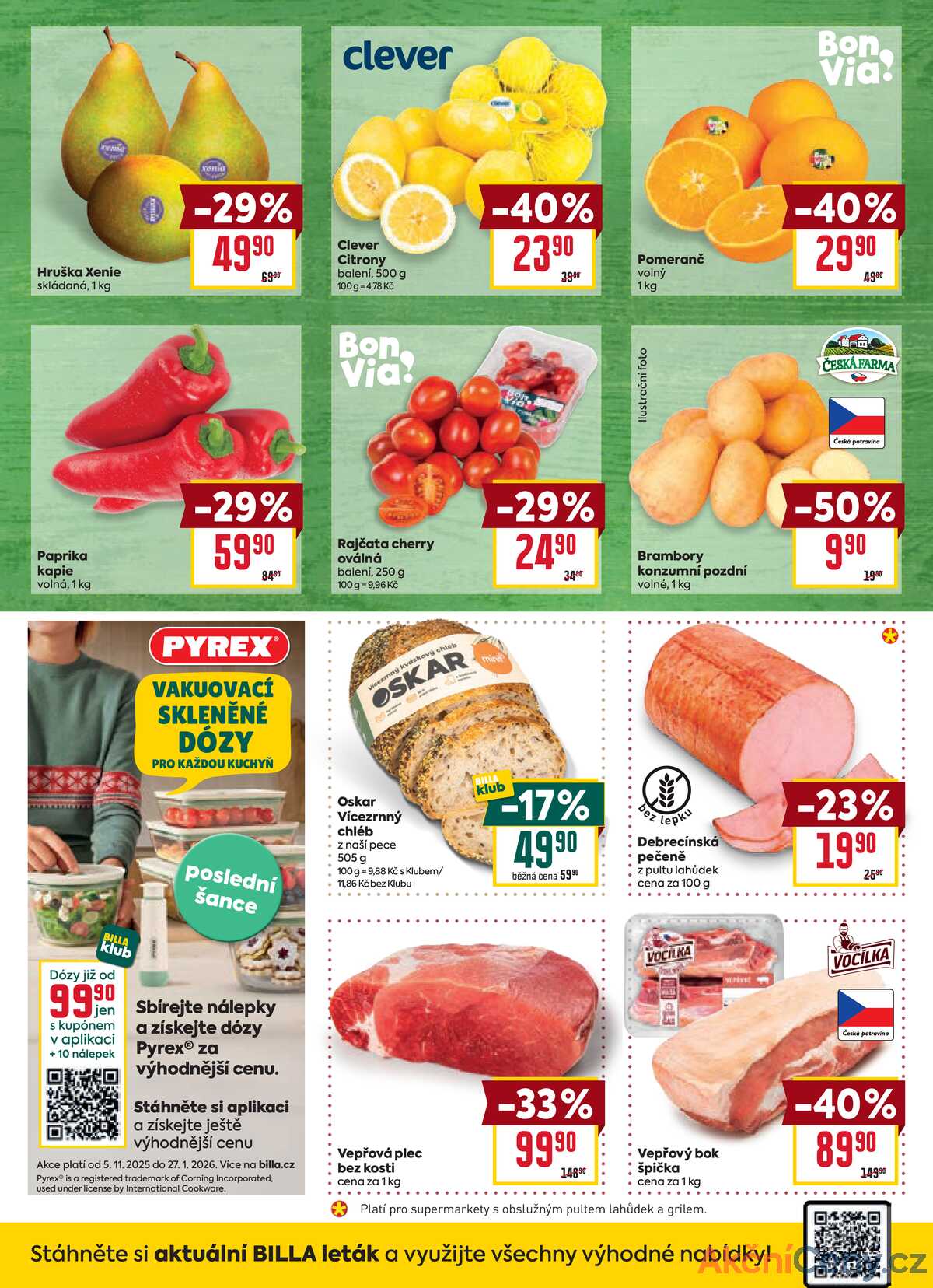 Billa malý leták od 14.1. do 20.1.2026 strana 2