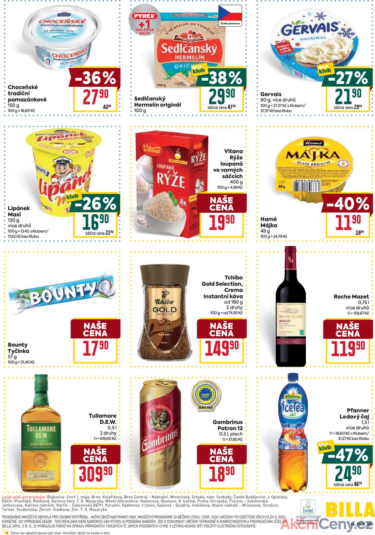 Billa malý leták od 14.1. do 20.1.2026 strana 3