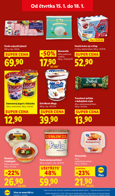 Lidl Čtvrtek od 15.1. do 18.1.2026