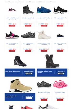 Intersport Boty - 10. 1. 2026