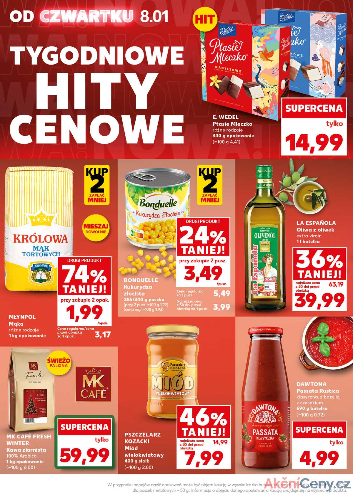 Leták Kaufland Polsko 12.1.-14.1.2026 - Silný start strana 8