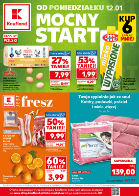 Leták Kaufland Polsko 12.1.-14.1.2026 - Silný start