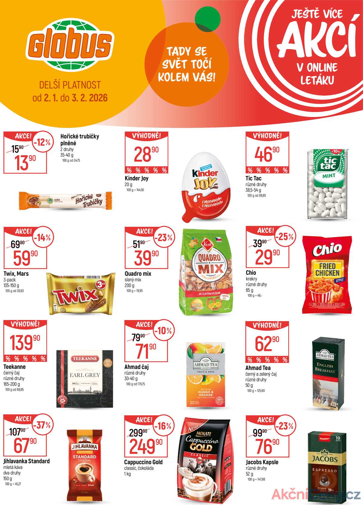 Akční leták Globus 14.1. - 20.1.2026 - Globus Praha - Centrum Černý Most strana 37