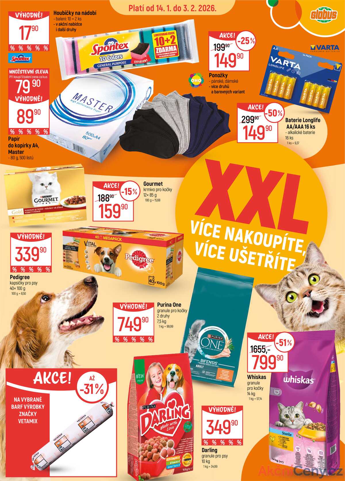 Akční leták Globus 14.1. - 3.2.2026 - Globus České Budějovice strana 6