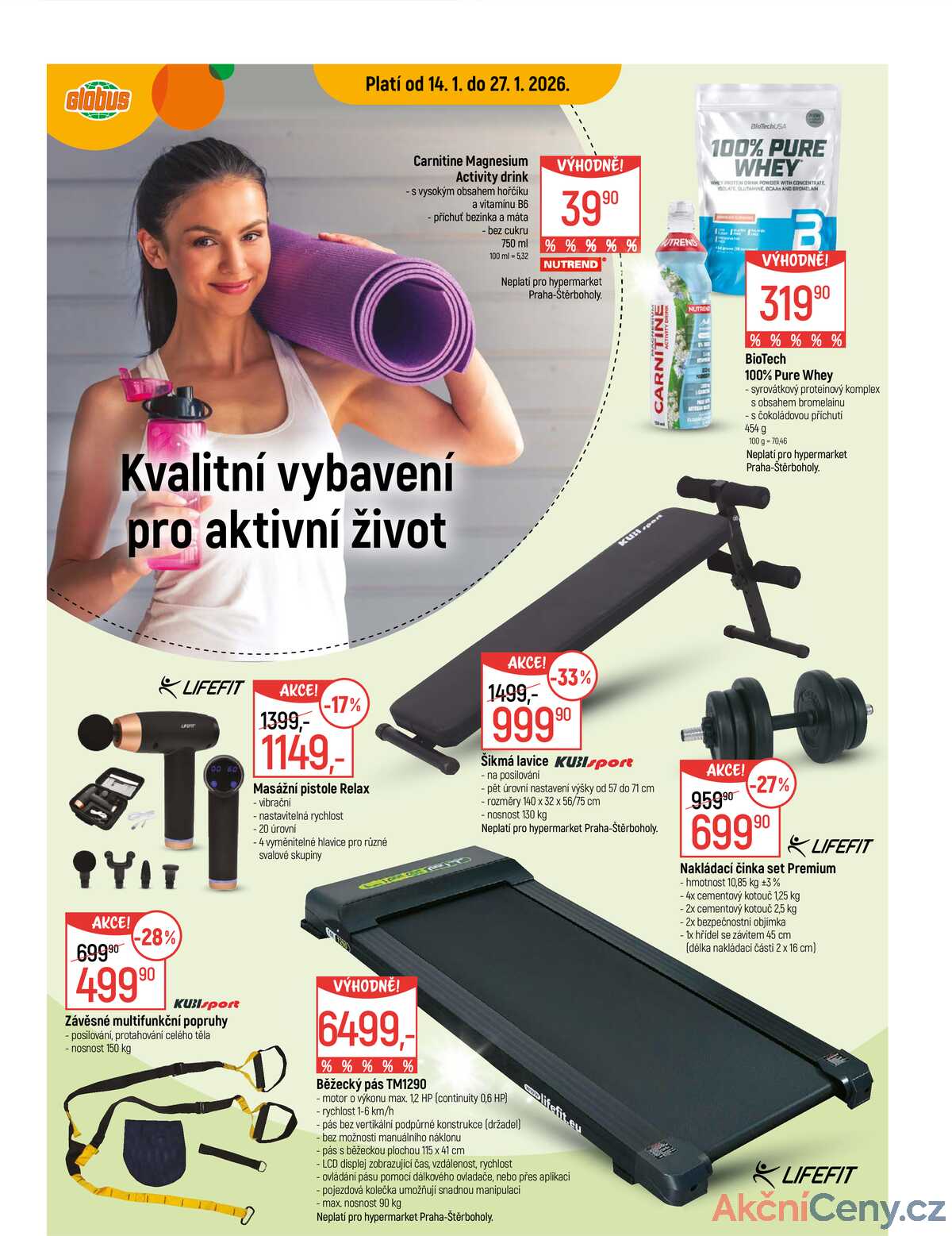 Akční leták Globus 14.1. - 27.1.2026 - Globus Jenišov u Karlových Varů strana 1