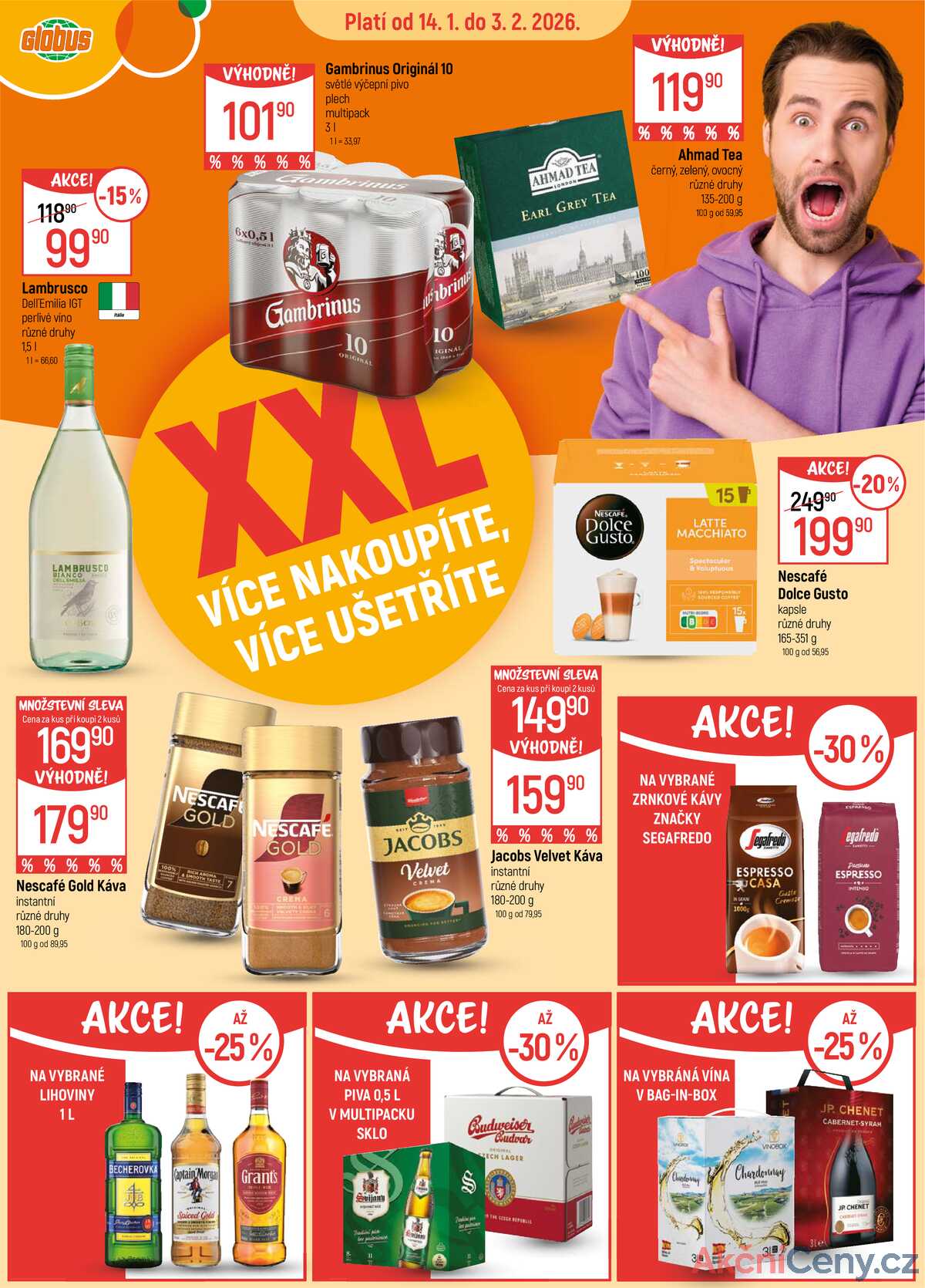 Akční leták Globus 14.1. - 3.2.2026 - Globus Liberec strana 3