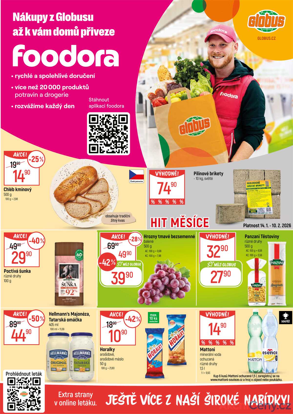 Akční leták Globus 14.1. - 20.1.2026 - Globus Pardubice strana 2
