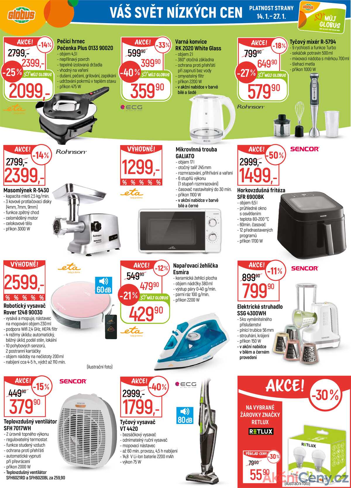 Akční leták Globus 14.1. - 20.1.2026 - Globus Chotíkov u Plzně strana 33