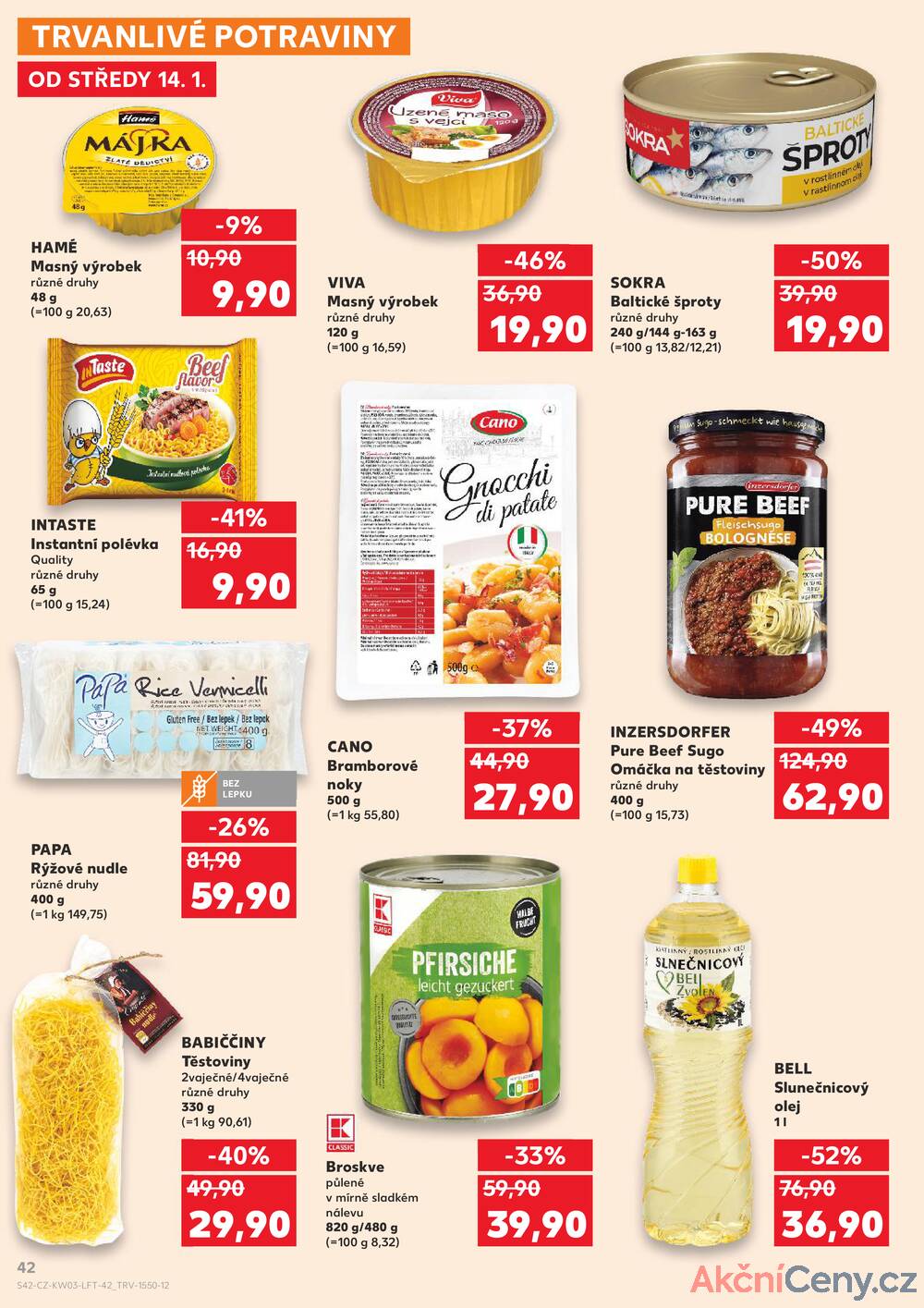 Leták Kaufland - Kaufland 14.1. - 20.1. - Kaufland - Zlín - Vršava - strana 42 Leták Kaufland - Kaufland 14.1. - 20.1. - Kaufland - Zlín - Vršava - strana 42