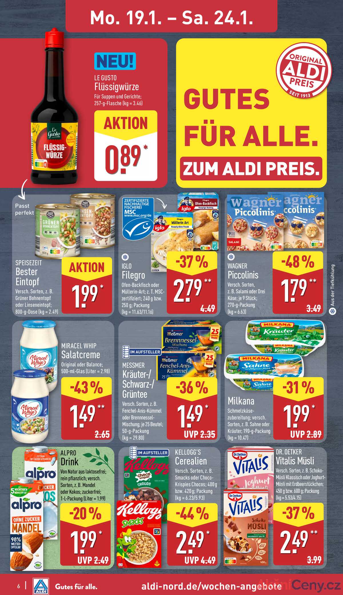 Leták ALDI Německo 19.1.-25.1.2026 strana 6