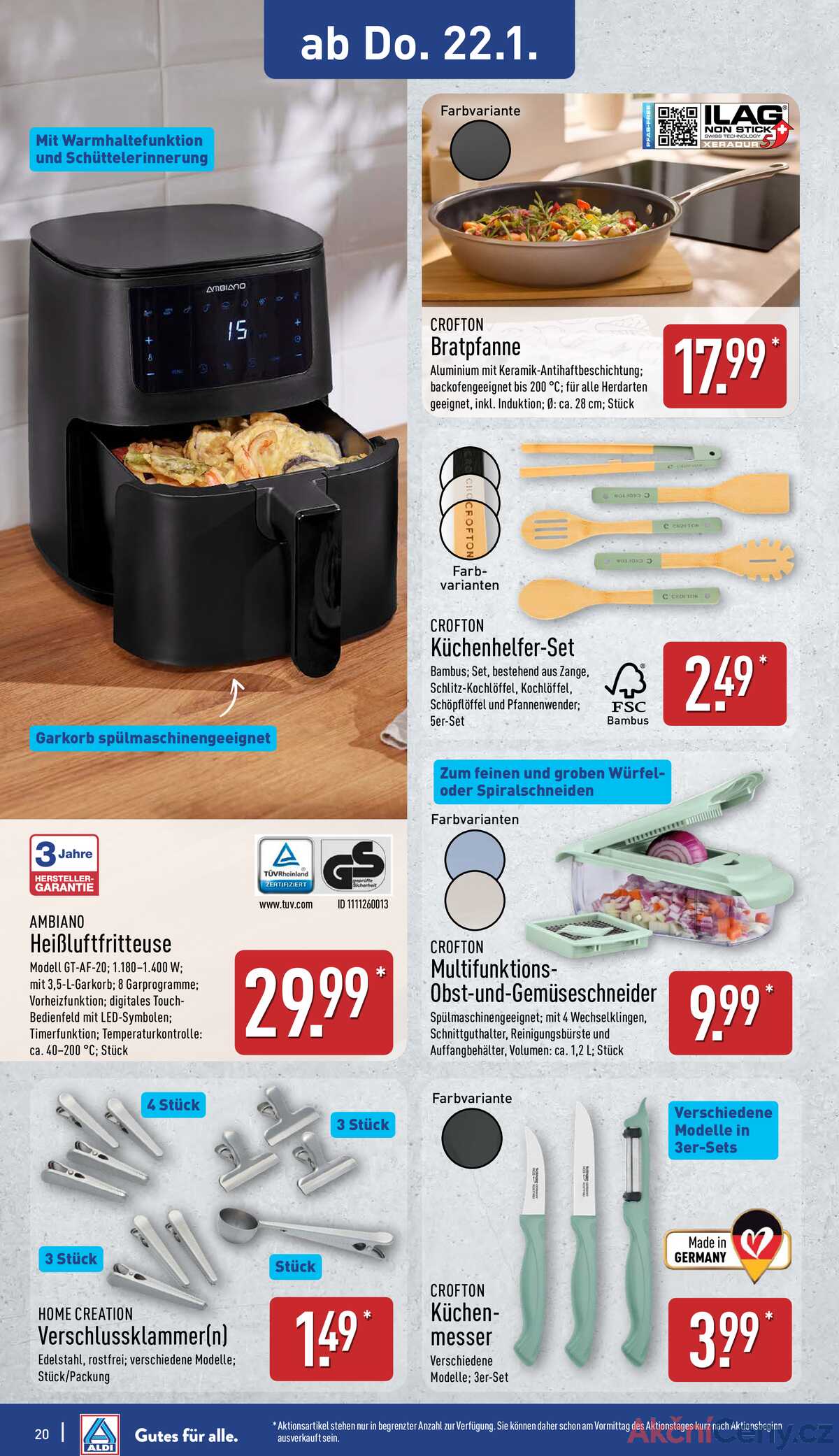 Leták ALDI Německo 19.1.-25.1.2026 strana 20