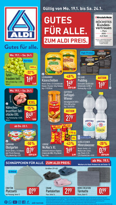 Leták ALDI Německo 19.1.-25.1.2026