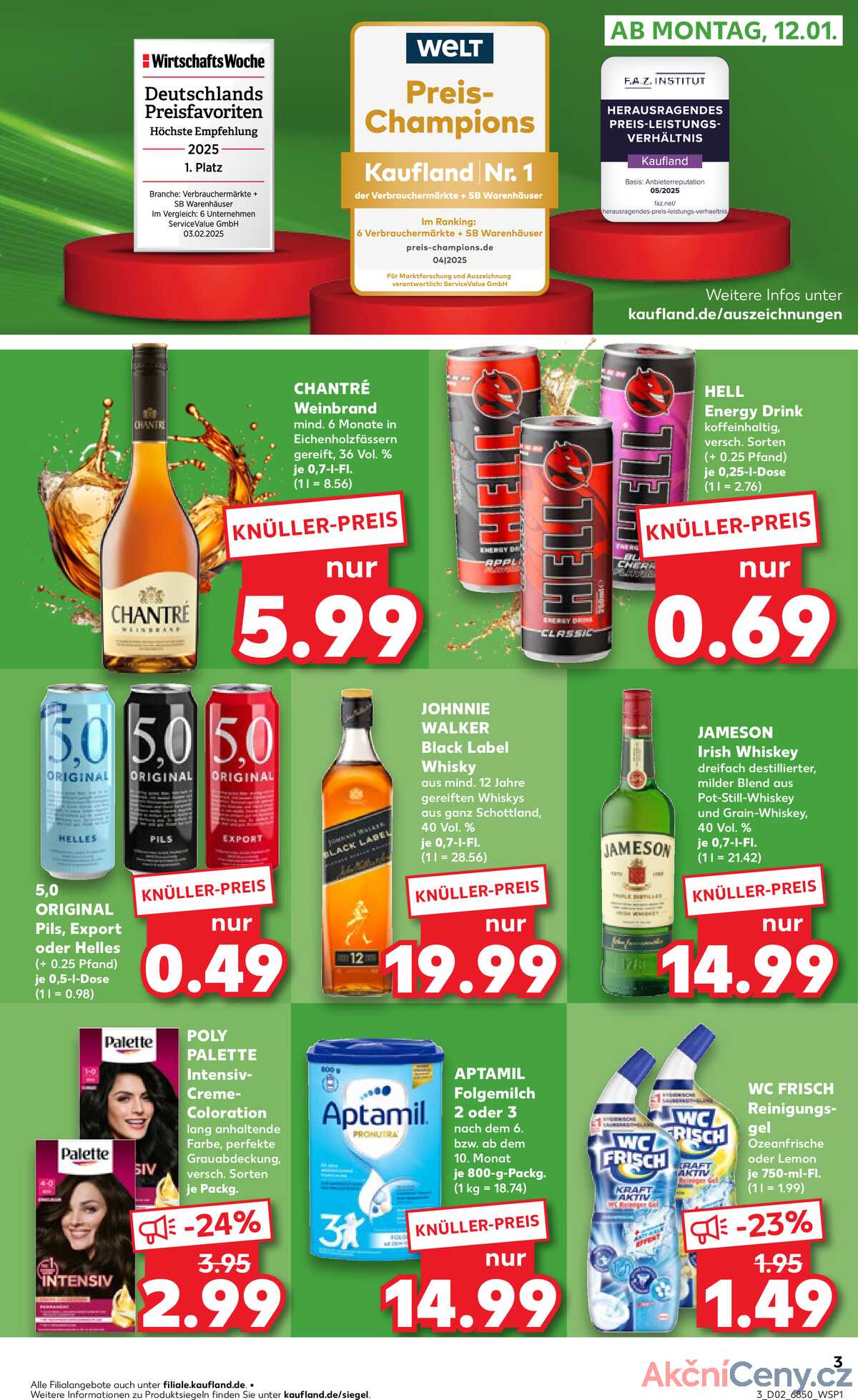 Leták Kaufland Německo 11.1.-14.1.2026 strana 3
