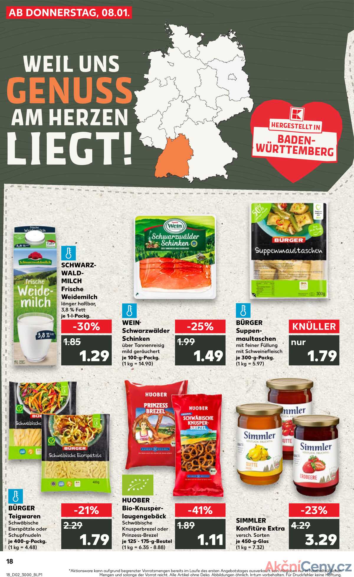 Leták Kaufland Německo 11.1.-14.1.2026 strana 18
