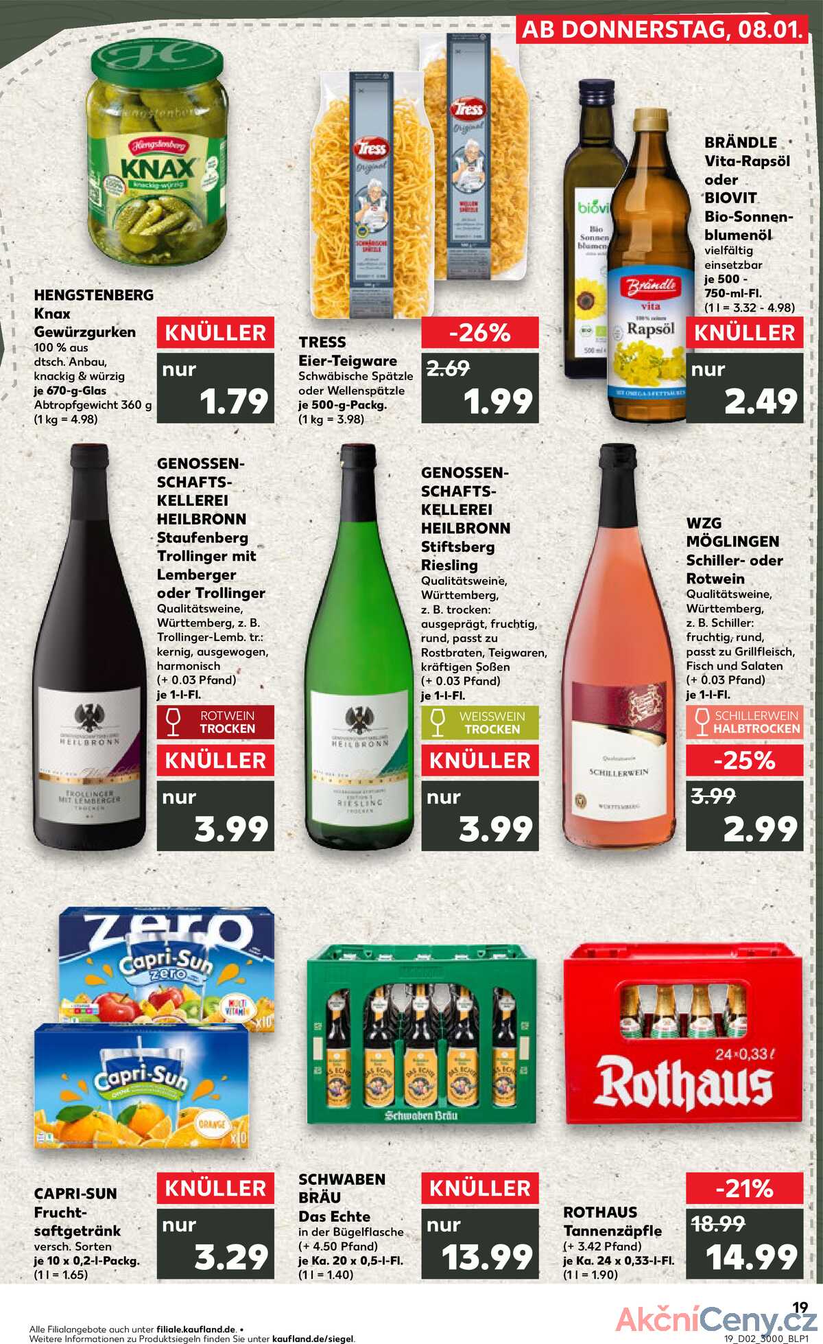 Leták Kaufland Německo 11.1.-14.1.2026 strana 19