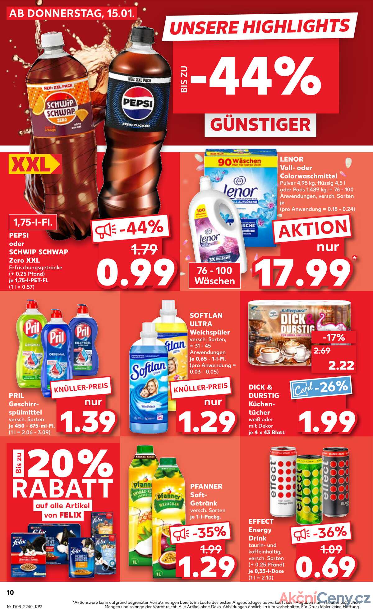 Leták Kaufland Německo 15.1.-21.1.2026 strana 10